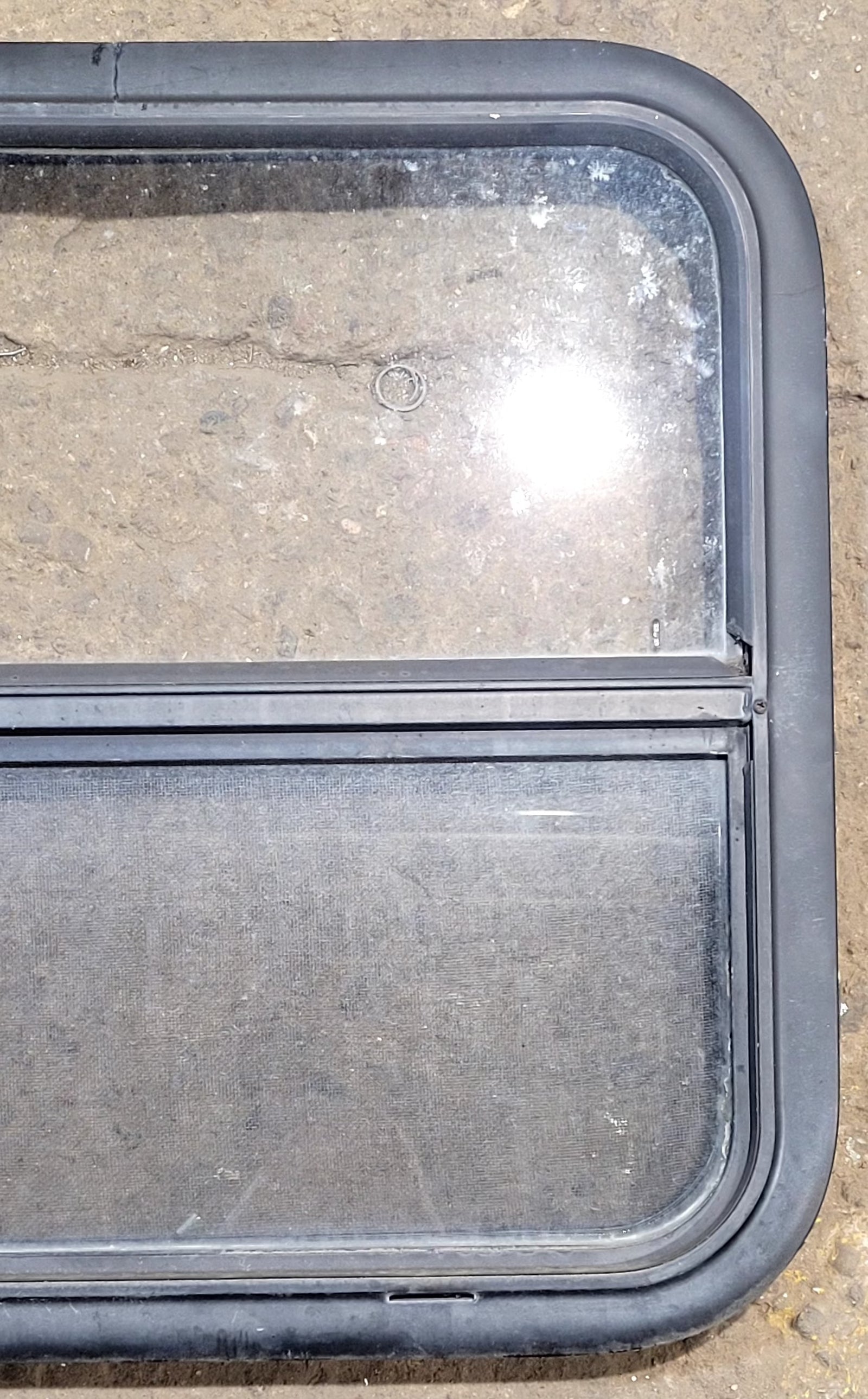 Used Black Radius Opening Window : 23 1/2