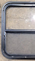 Used Black Radius Opening Window : 23 1/2" W x 21 1/4" H x 1 1/4" D