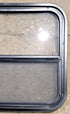 Used Black Radius Opening Window : 23 1/2" W x 21 1/4" H x 1 1/4" D