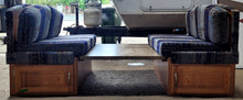 Load image into Gallery viewer, Used Complete RV Dinette Set - 40 1/2” D x 76 3/4&quot; W x 33 5/8&quot; H - Does not include table hardware.