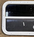Used White Radius Opening Window : 23 1/2" W x 17 1/2" H x 1 1/2" D - Young Farts RV Parts