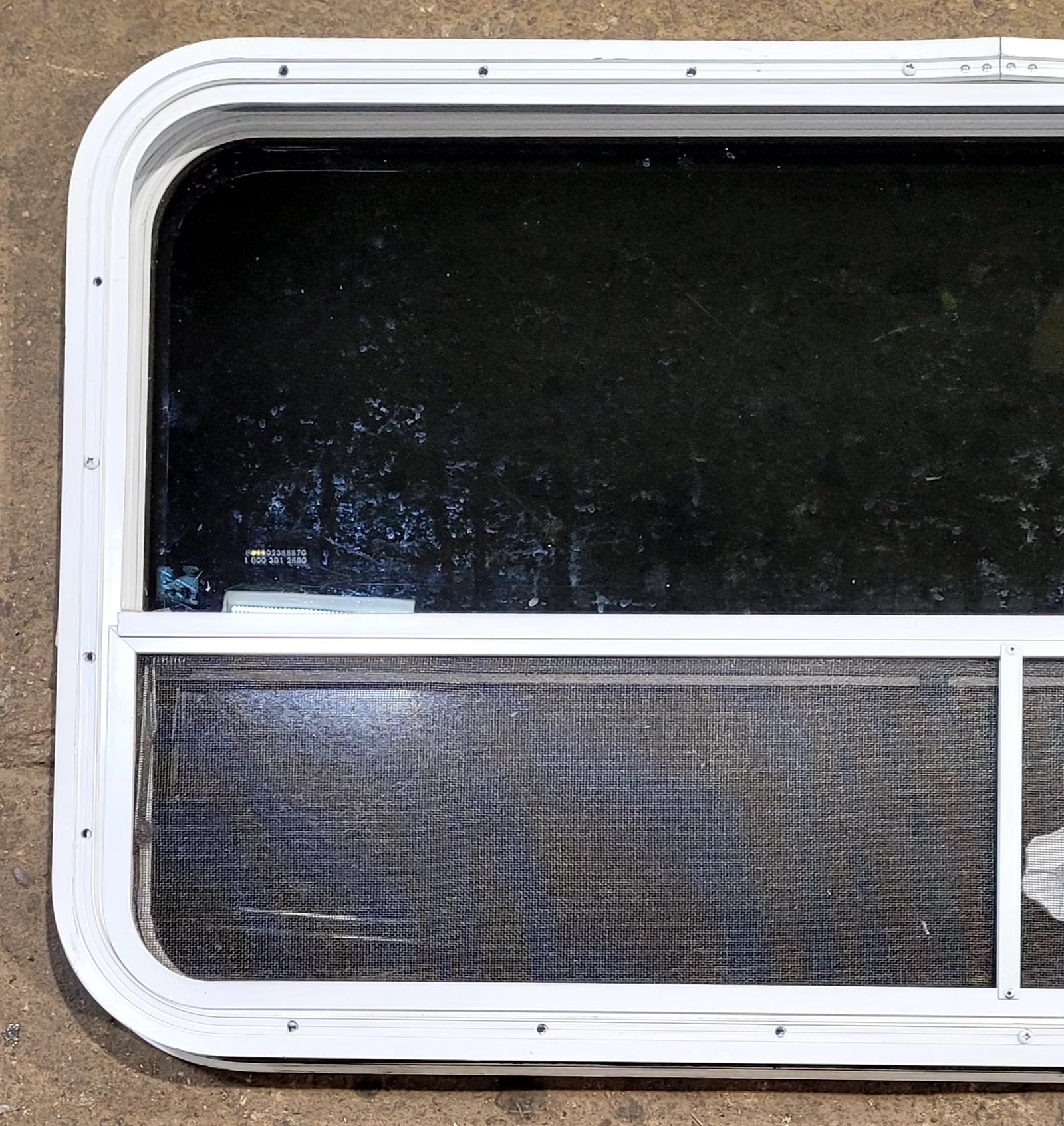 Used White Radius Opening Window : 41 1/2