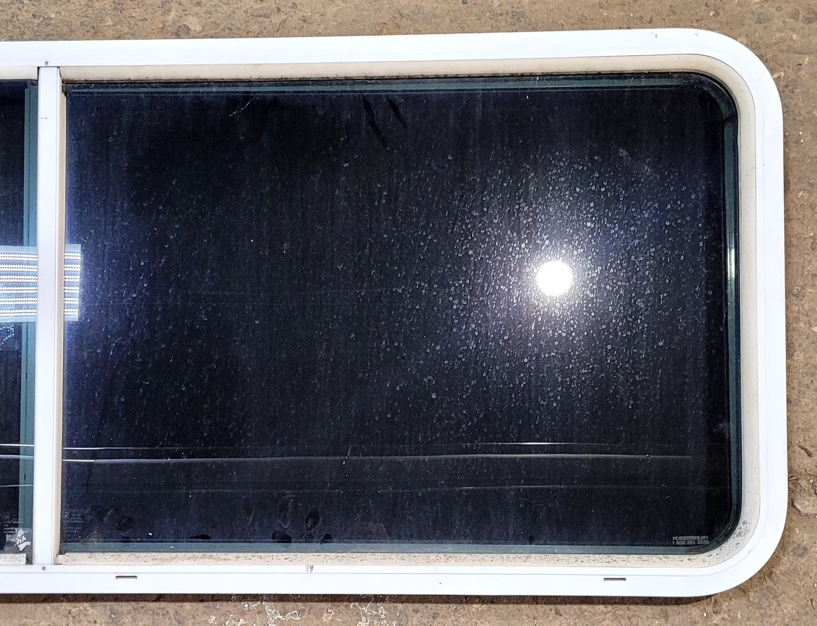 Used White Radius Emergency Opening Window : 59 1/2