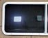 Used White Radius Emergency Opening Window : 59 1/2" W x 21 1/2" H x 1 3/4" D - Young Farts RV Parts