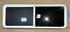 Used White Radius Emergency Opening Window : 59 1/2" W x 21 1/2" H x 1 3/4" D - Young Farts RV Parts
