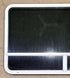 Used White Radius Opening Window : 59 1/2" W x 34 1/2" H x 1 3/4" D - Young Farts RV Parts