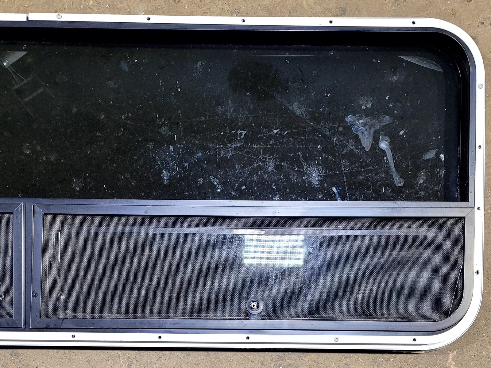 Used Black Radius Opening Window : 57 1/2