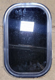 Used Black Radius Non Opening Window : 11 1/4