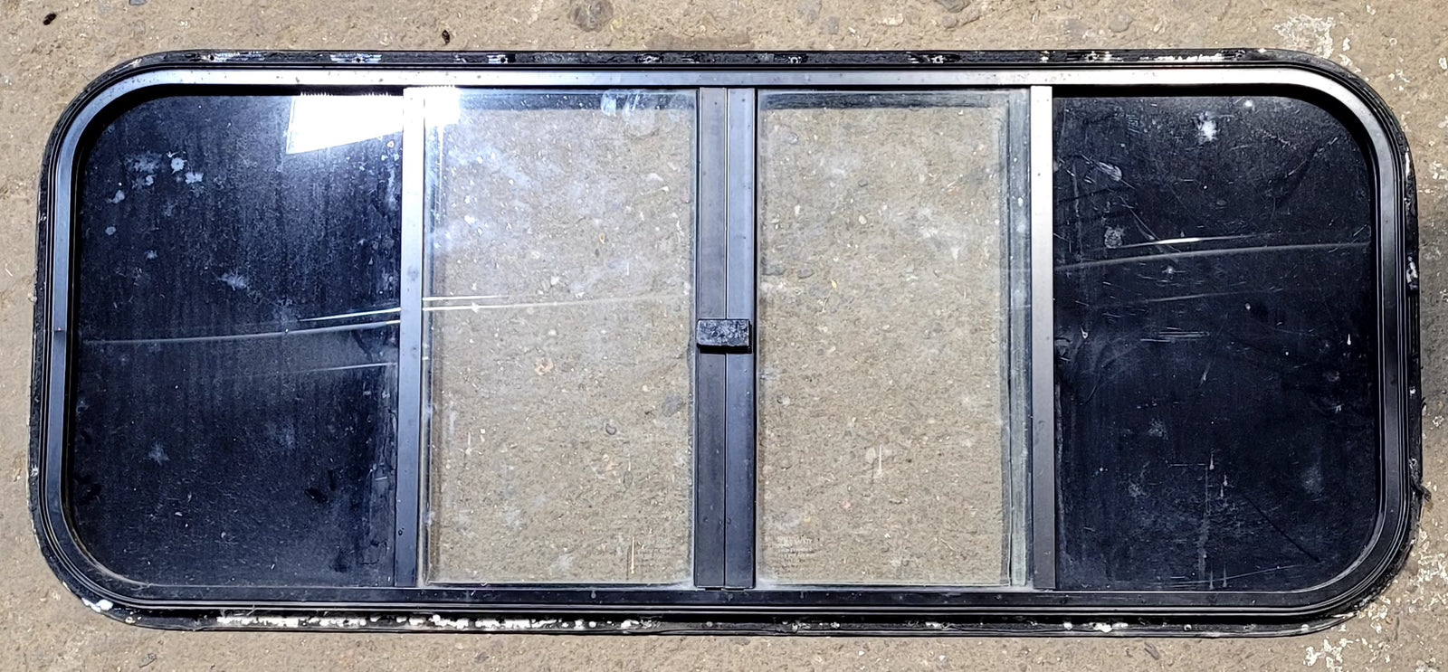 Used Black Radius Opening Window : 40 3/4