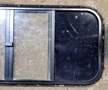 Load image into Gallery viewer, Used Black Radius Opening Window : 40 3/4&quot; W x 16 3/4&quot; H x 3/4&quot; D - Truck Camper Front Slider