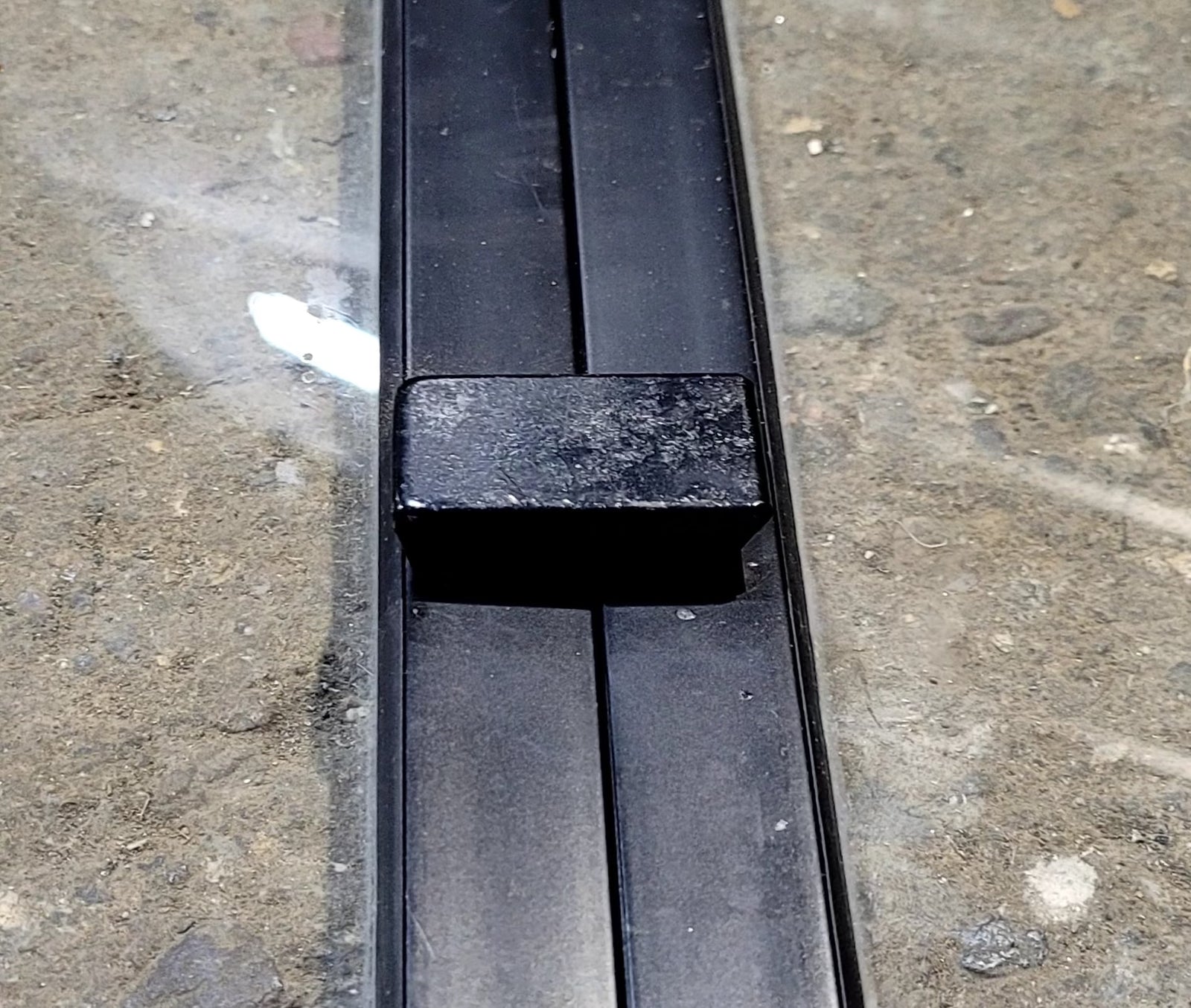 Used Black Radius Opening Window : 40 3/4