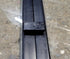 Used Black Radius Opening Window : 40 3/4" W x 16 3/4" H x 3/4" D - Truck Camper Front Slider