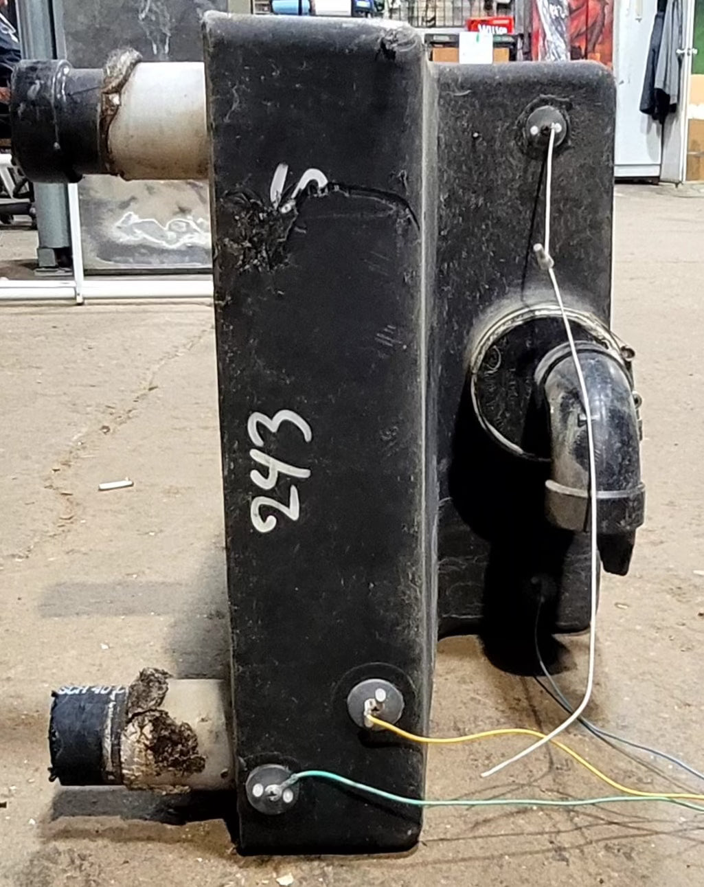 Used Waste/ Grey Water Tank 60 1/2" X 15" X 8 1/4" - Young Farts RV Parts