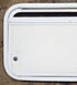 Used Radius Cornered Battery / Propane Cargo Door 24 1/2" x 13 1/2" x 3/4" D - Young Farts RV Parts