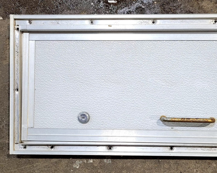 Used Square Cornered Cargo Door 24" x 8 1/4" x 3/4" D - Young Farts RV Parts