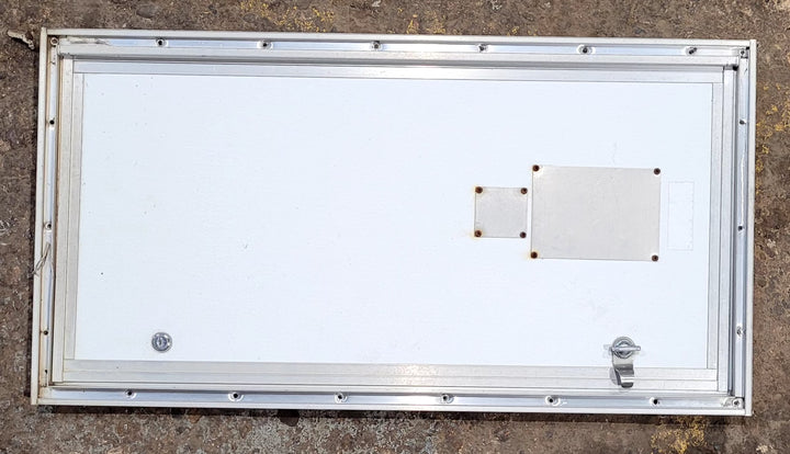Used Square Cornered Cargo Door 29" x 14 3/8" x 3/4" D - Young Farts RV Parts