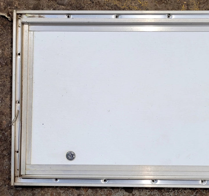 Used Square Cornered Cargo Door 29" x 14 3/8" x 3/4" D - Young Farts RV Parts