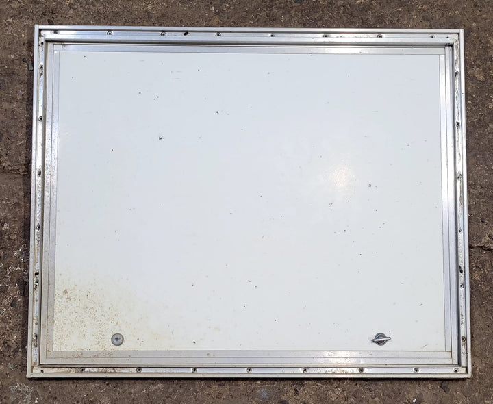 Used Square Cornered Cargo Door 30" x 23 3/4" x 3/4"D - Young Farts RV Parts