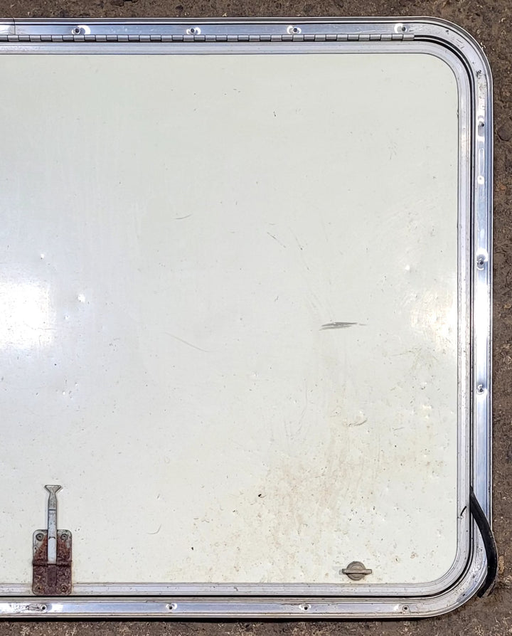 Used Radius Cornered Cargo Door 43 3/4" x 25 3/4" x 3/4" D - Young Farts RV Parts