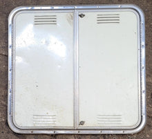 Load image into Gallery viewer, Used Radius Cornered Battery / Propane Cargo Door 27 3/4&quot; x 26&quot; x 3/4&quot; D