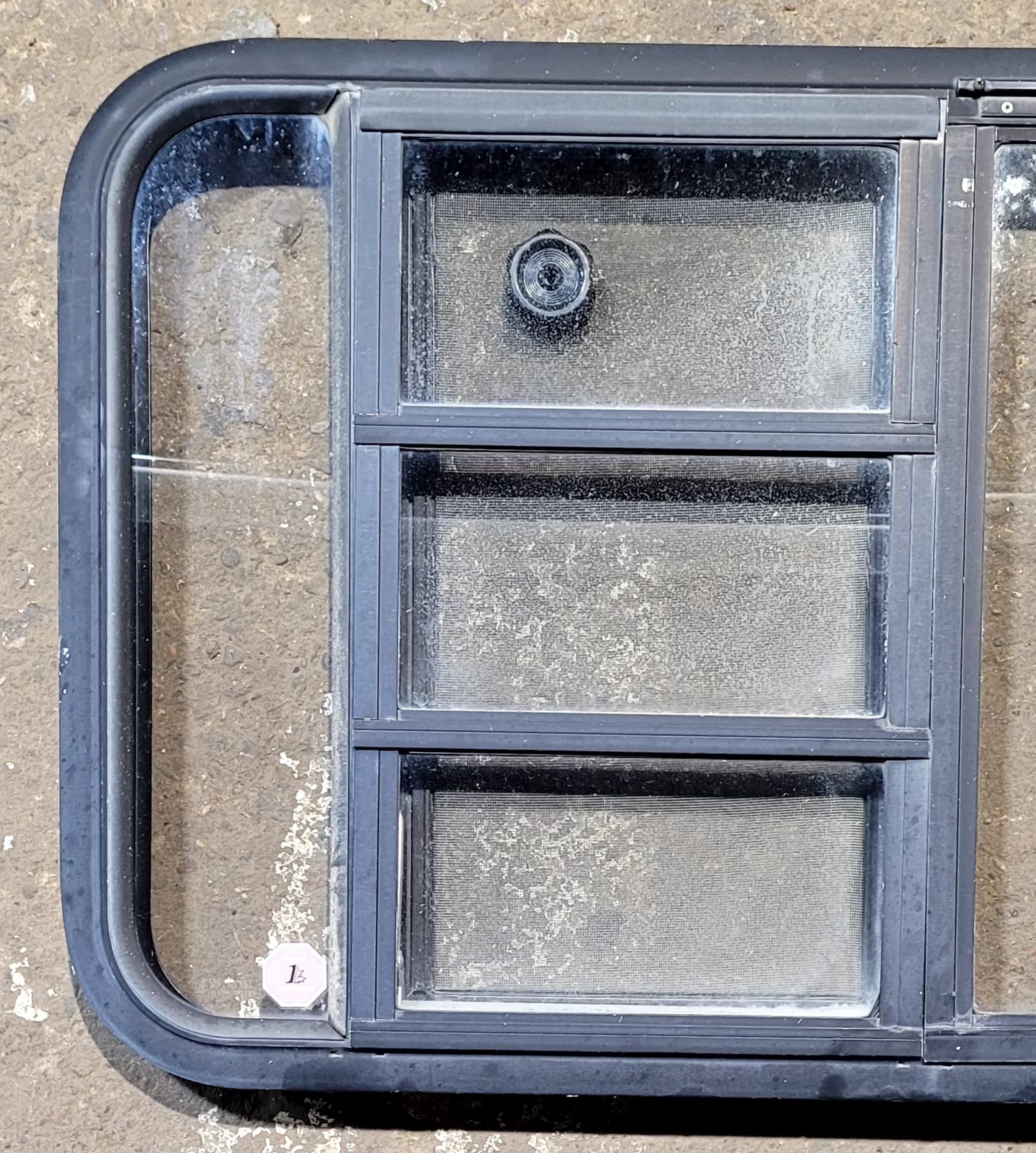 Used Black Radius Emergency Opening Window : 47 1/4