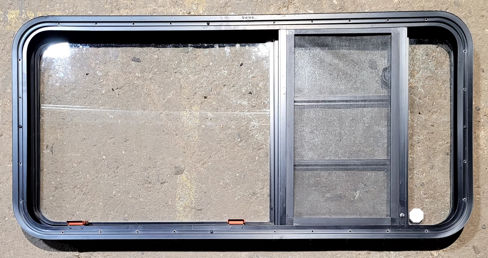 Used Black Radius Emergency Opening Window : 47 1/4
