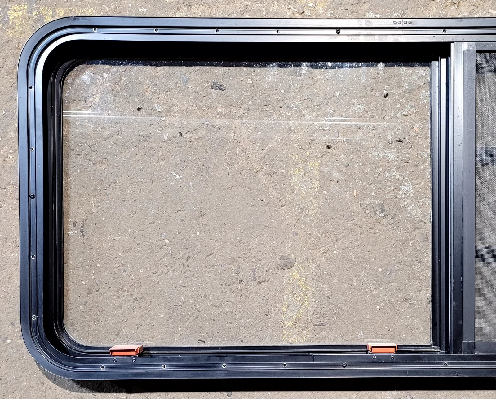 Used Black Radius Emergency Opening Window : 47 1/4