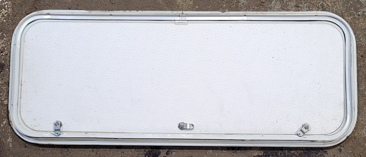 Used Radius Cornered Cargo Door 39 7/8" x 15" x 1"D - Young Farts RV Parts