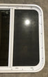 Used White Radius Opening Window : 26 1/2" W x 26 1/2" H x 2" D