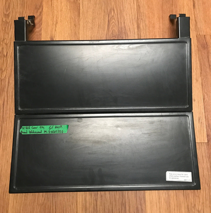 Used Wedgewood/Atwood Stove Bi fold Cover for RW2131BG (BLACK)