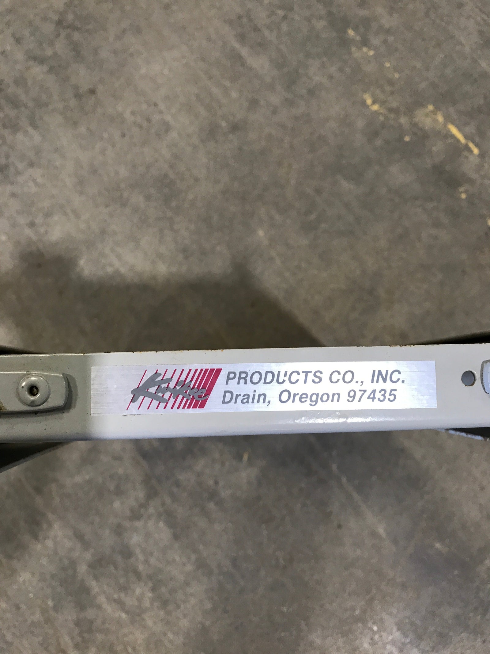 Used Sliding Propane Rack/ Holder 30LB Double