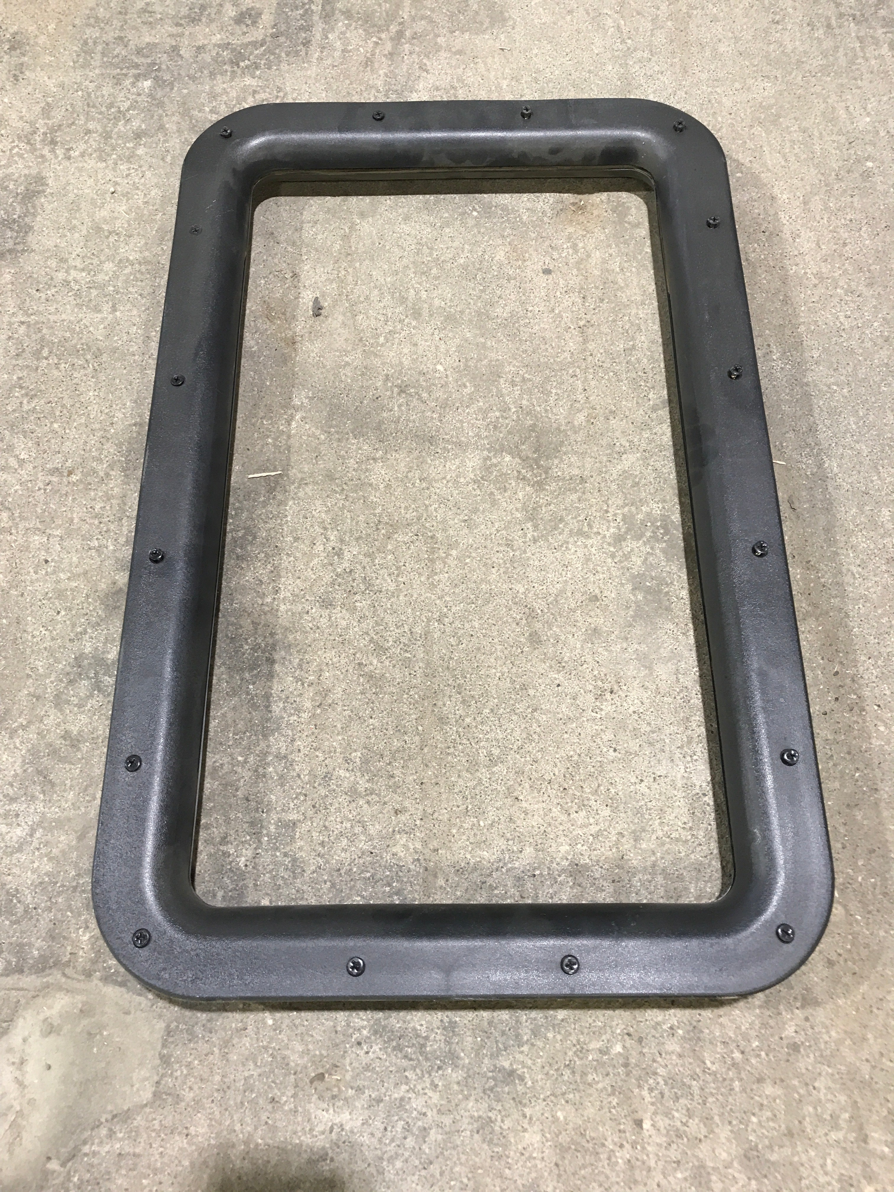 Used Entry door window Frame: 24 3/4" x 15 3/4"