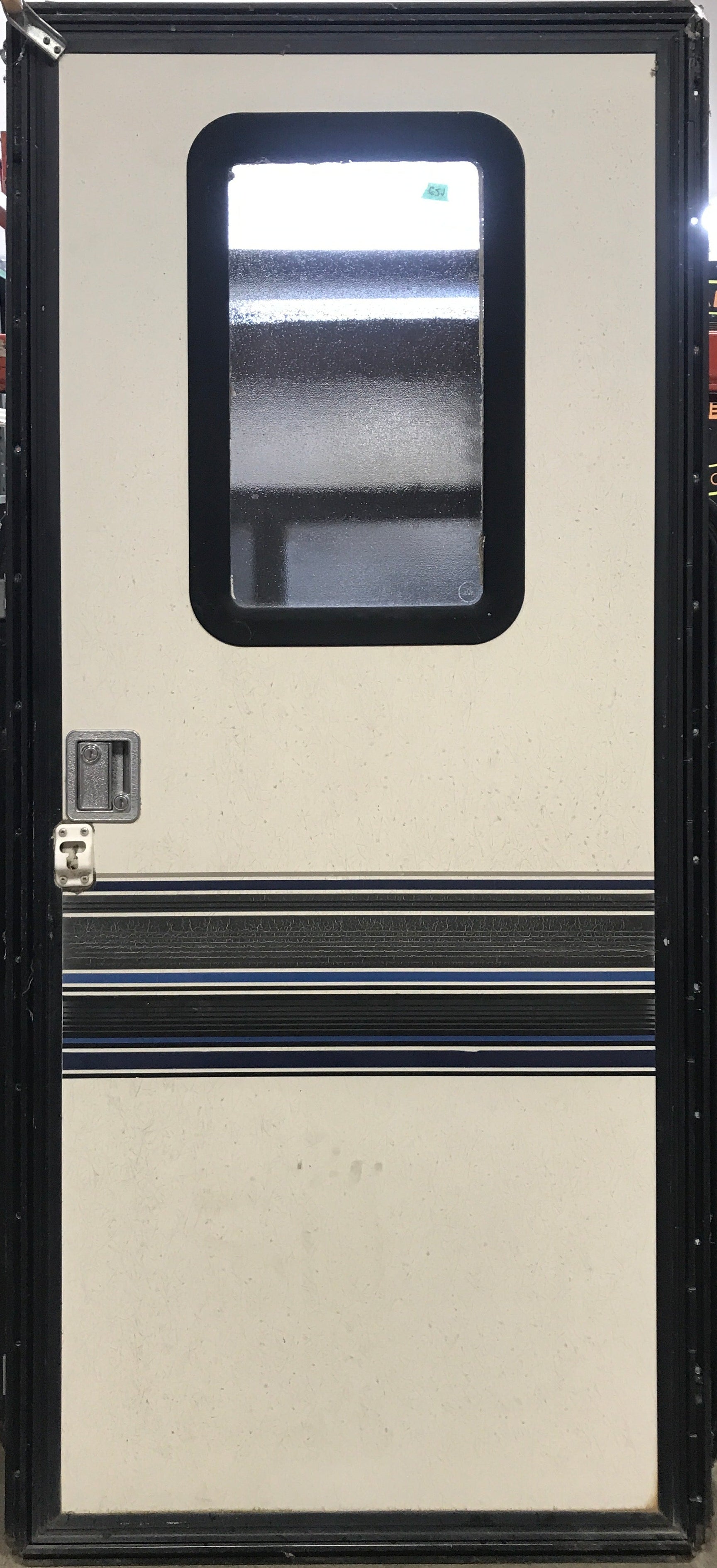 Used Square Corner Entry Door 30 1/4" H x 70 1/4" W