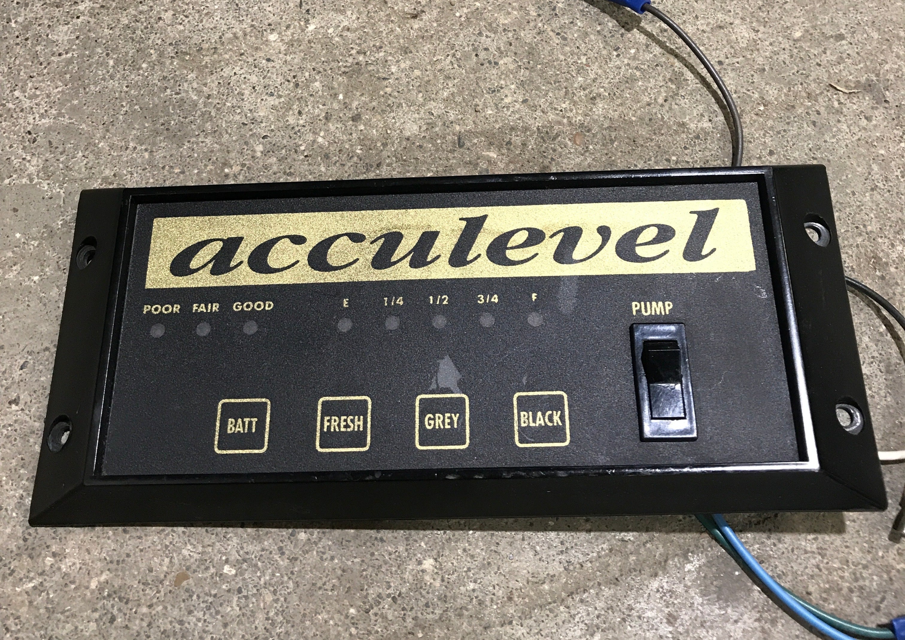 Used Acculevel Control Panel