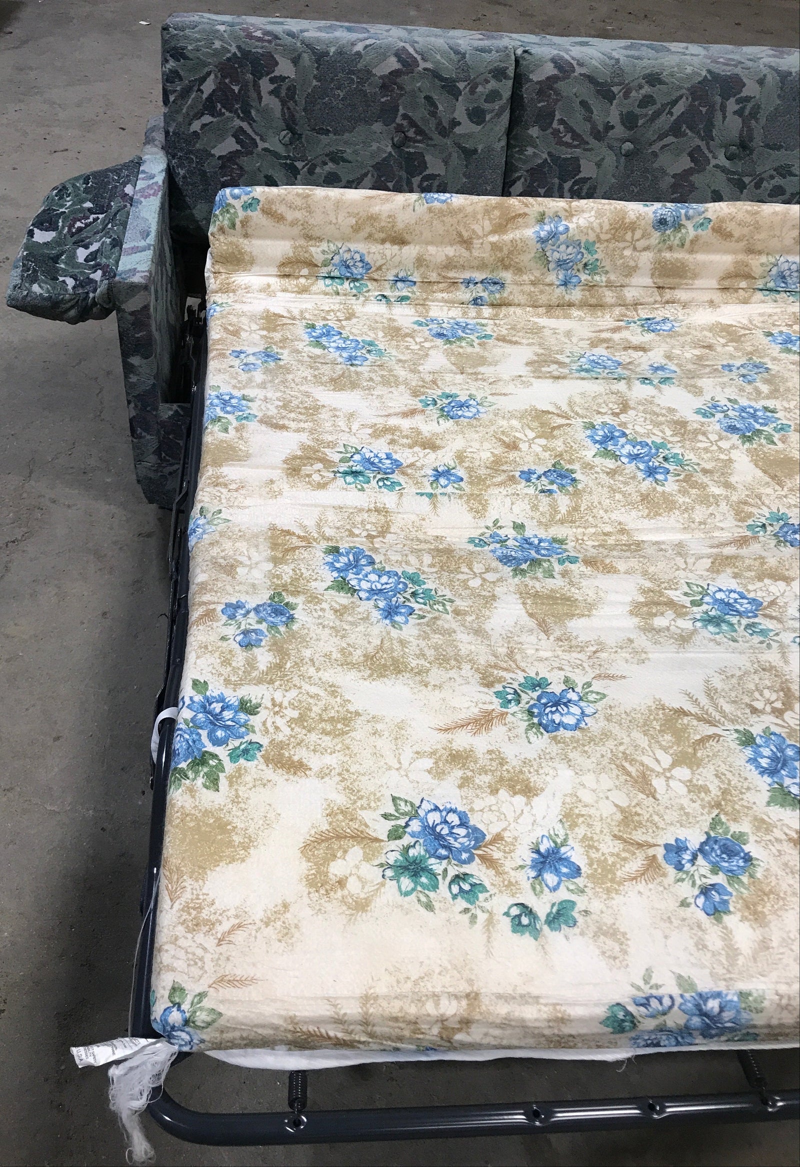 Used RV Hide-A-Bed Sofa 64” W x 34