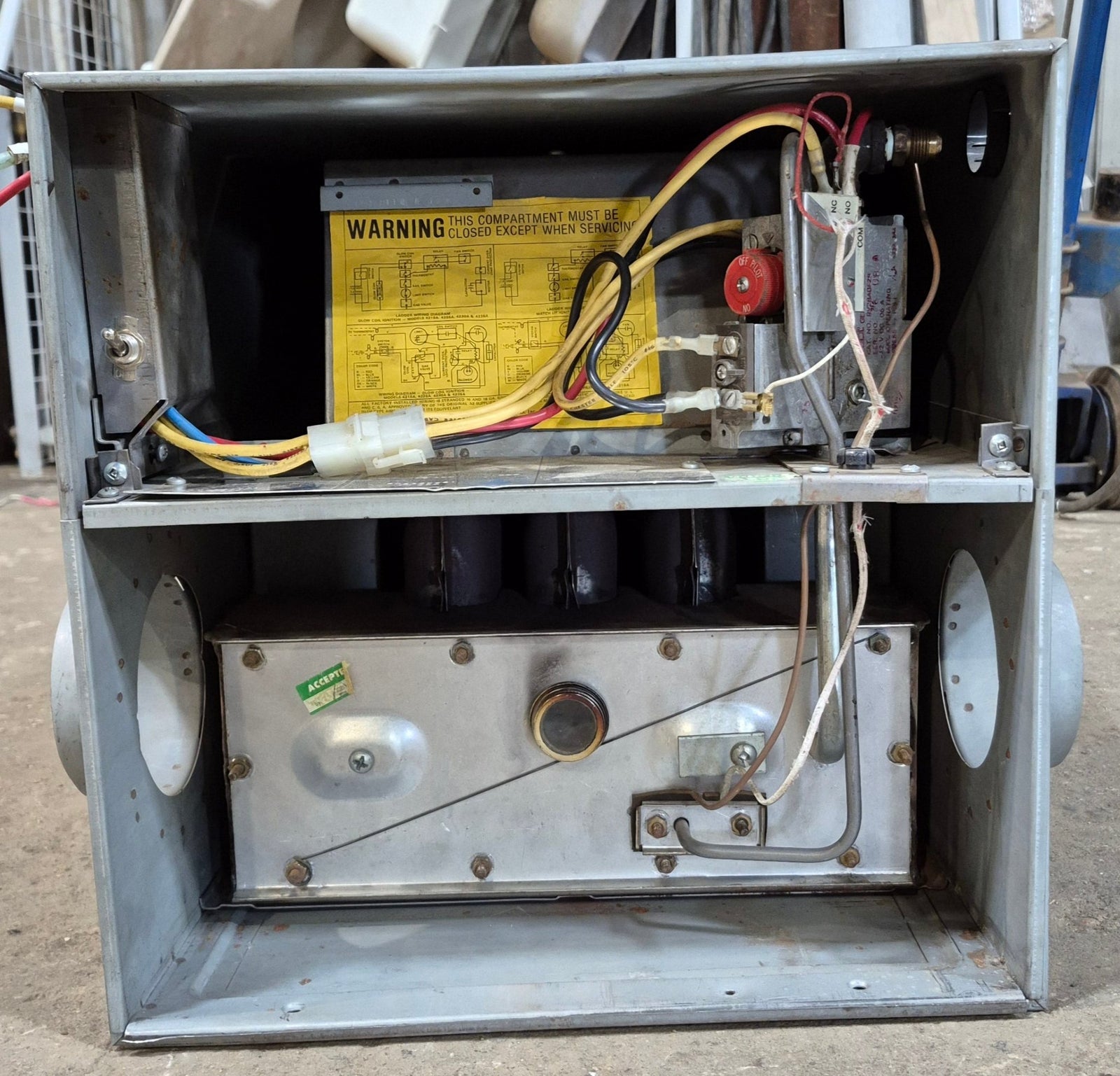 23,000 BTU USED 4225A Coleman RV Propane Furnace - Young Farts RV Parts