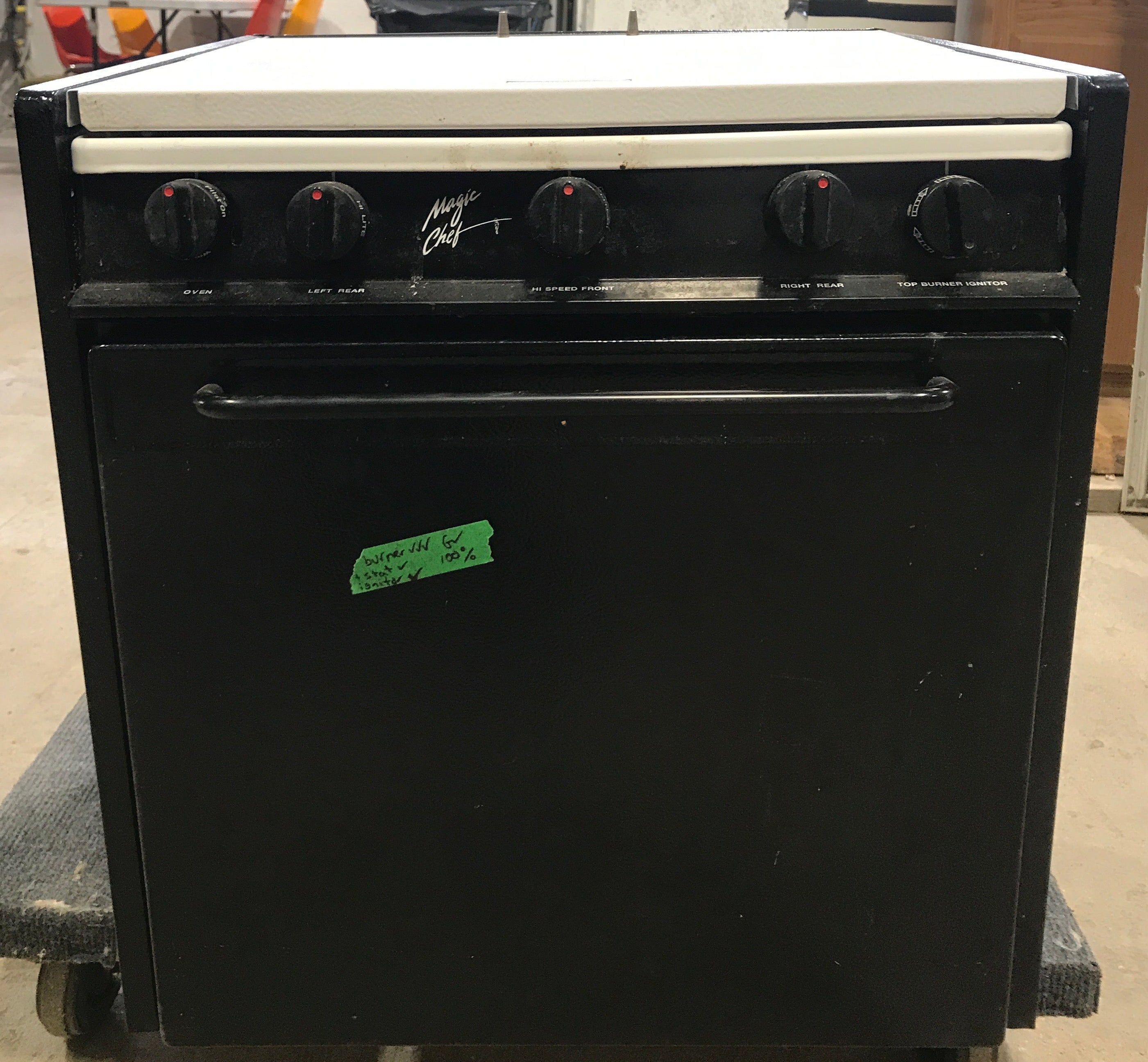 Used Magic Chef 3 Burner RV Range / Cooktop - 22" H
