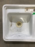 Used Double Kitchen Sink 33” W x 19” L