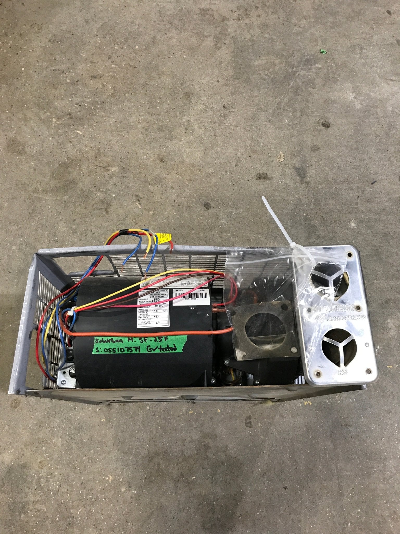 25000 BTU USED SF - 25F Suburban RV Propane Furnace - Young Farts RV Parts