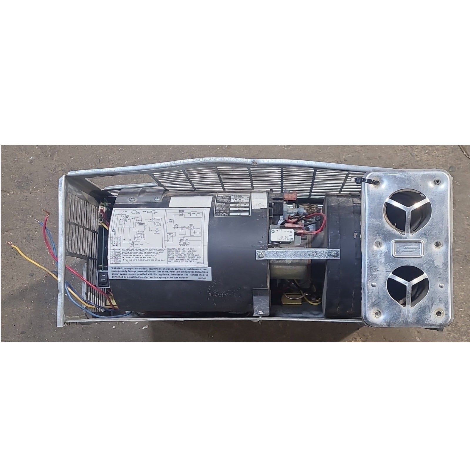 25,000 BTU Used Suburban RV Propane Furnace - SF-25F - Young Farts RV Parts