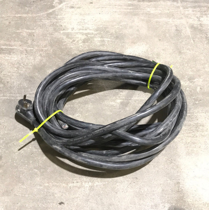 Used RV 31' 9" Electrical Cord With Only Male End 30 AMP