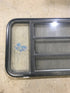 Used Black Radius Opening Window : 60" W x 21 3/4" H x 2" D