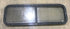 Used Black Radius Opening Window : 49" W x 15 1/4" H x 2" D