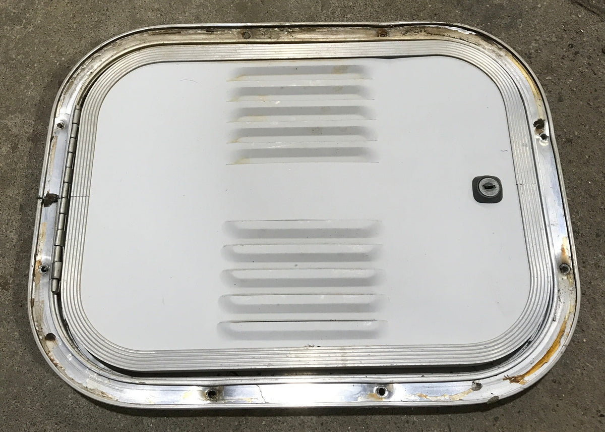 Used Radius Cornered Battery / Propane Cargo Door 14 1/2
