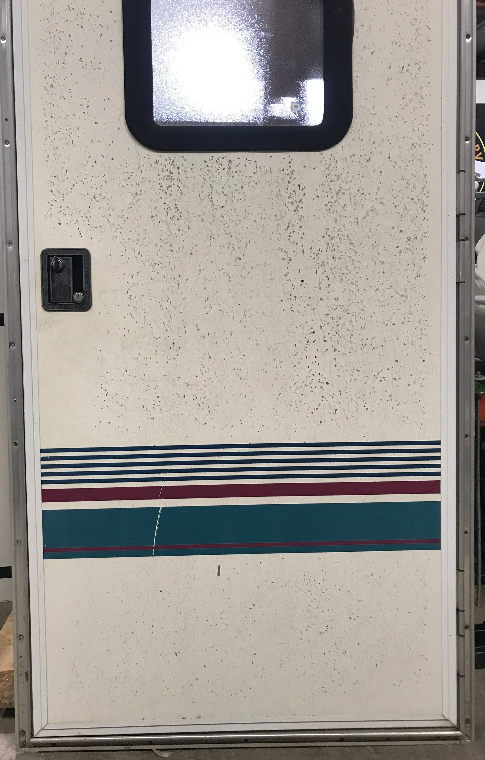 Used RV Square Corner Entry Door 29 1/2