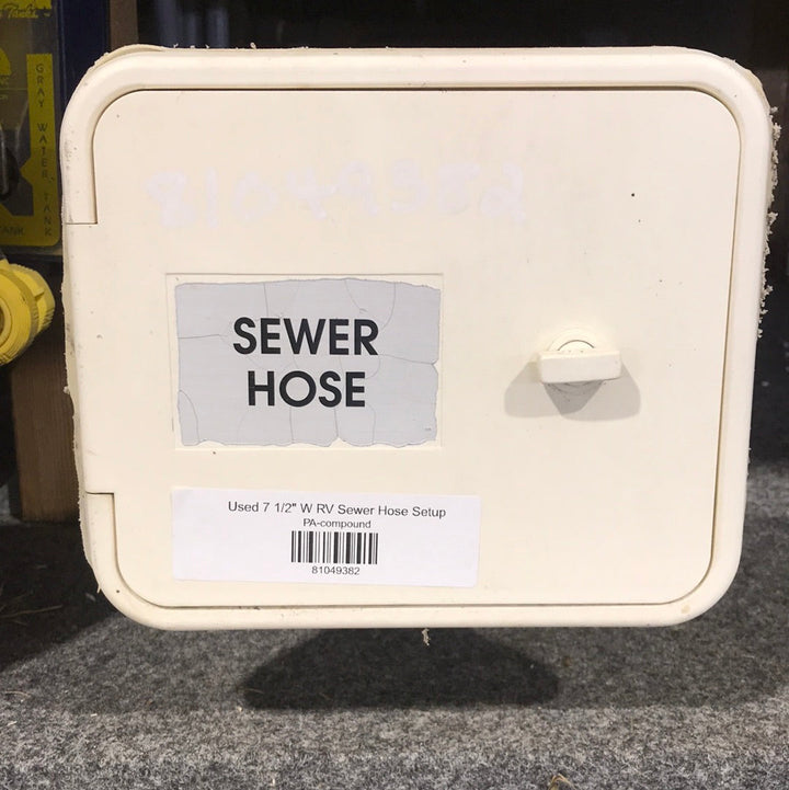 Used 7 1/2" W RV Sewer Hose Setup