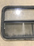 Used Black Radius Opening Window : 42 1/2" W x 22 1/2" H x 2" D