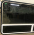 Used White Radius Opening Window : 71 1/2" W x 34 1/2" H x 1 7/8" D