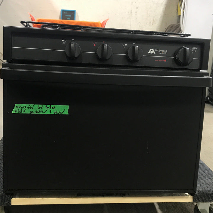 Used Atwood / Wedgewood Range Stove, 3-Burner - R-W1730BB