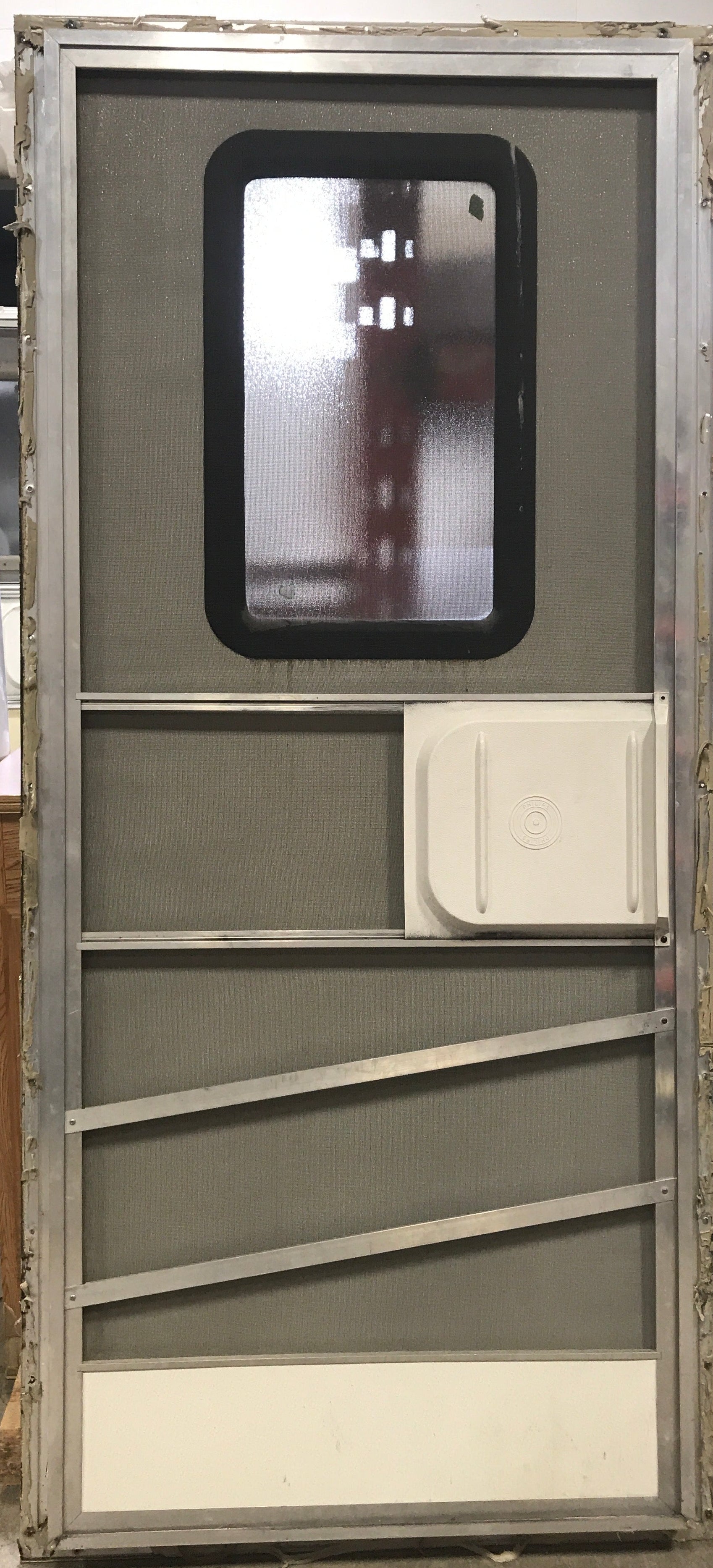 Used RV Square Corner Entry Door 29 1/2" W x 69 1/2" H